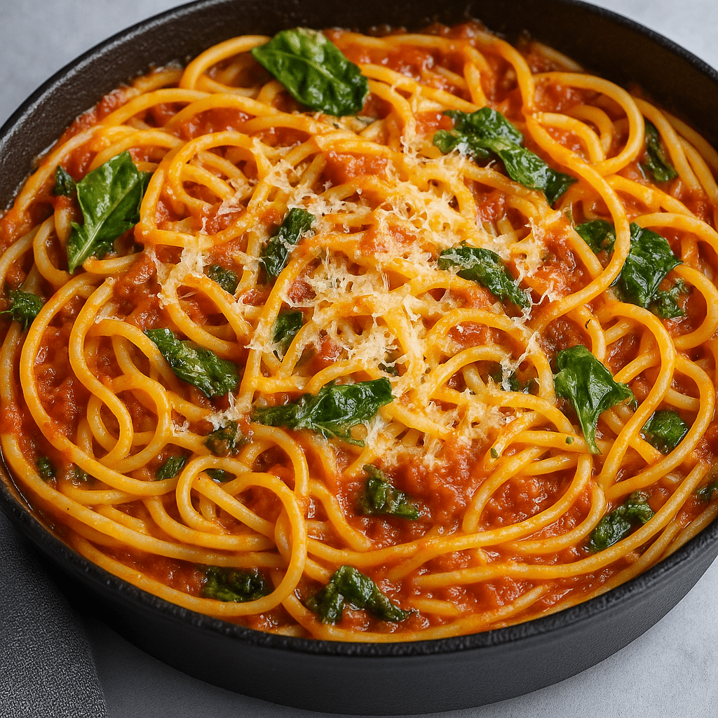 Sizzling Spaghetti – A Simple Dinner with Big Flavor