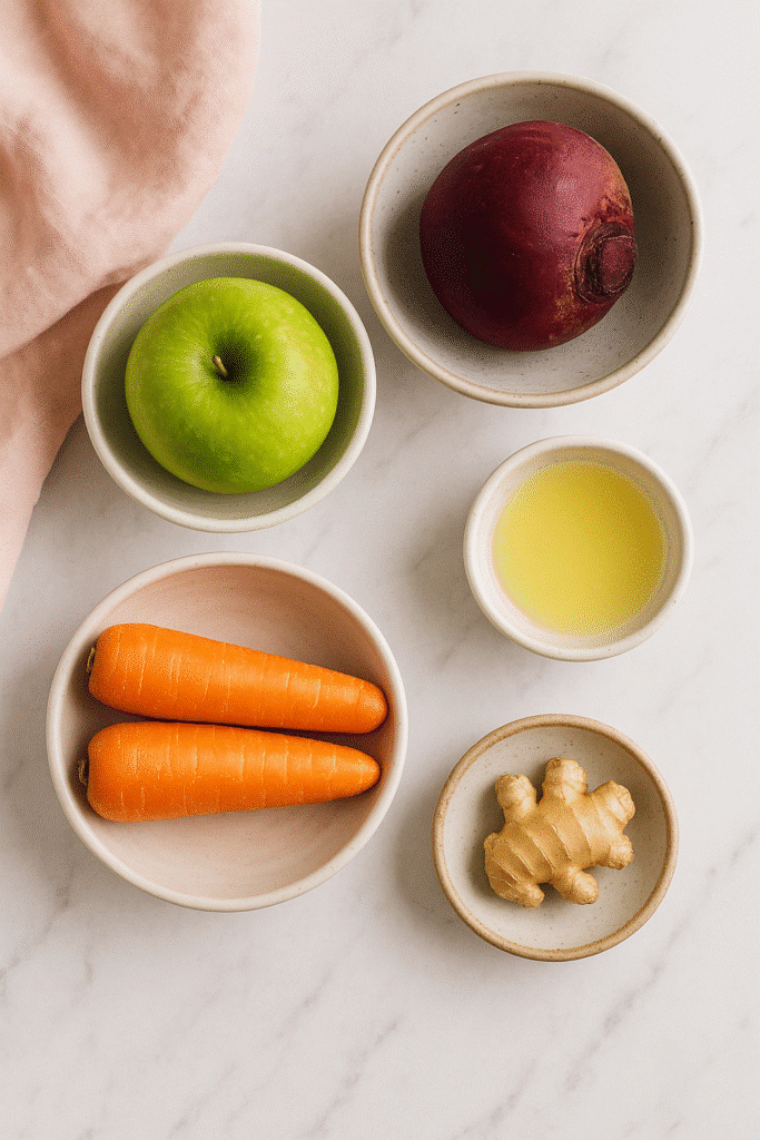 Ingredients for ABC Juice