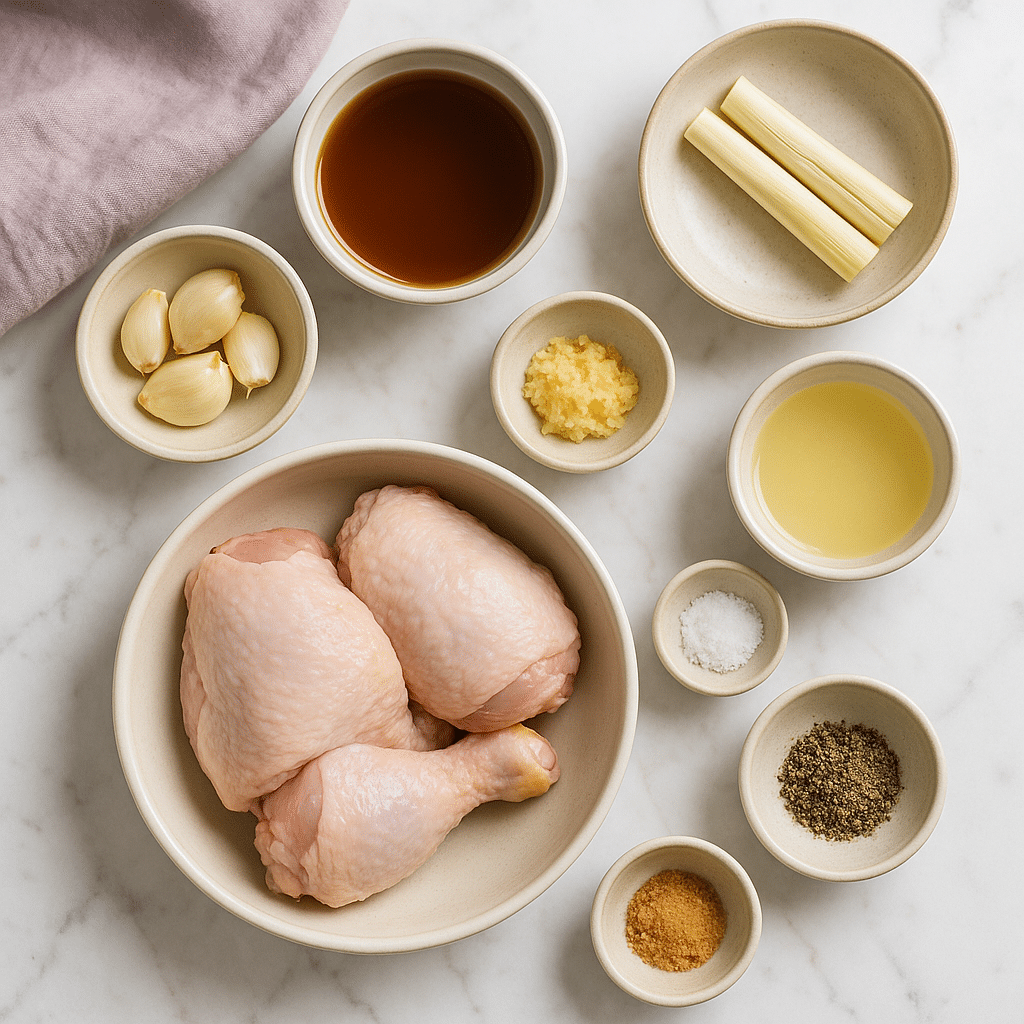 Chicken Inasal Ingredients