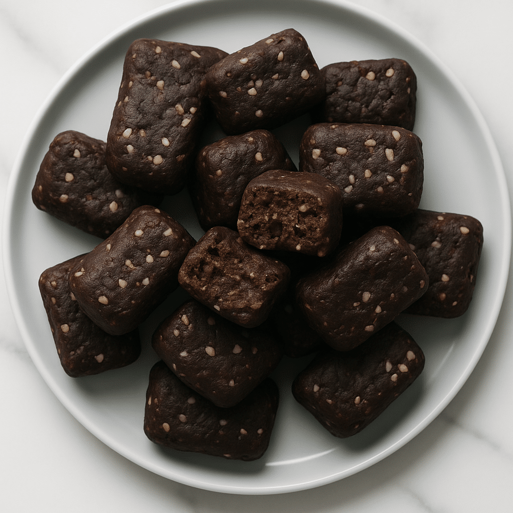chocolate tahini bites