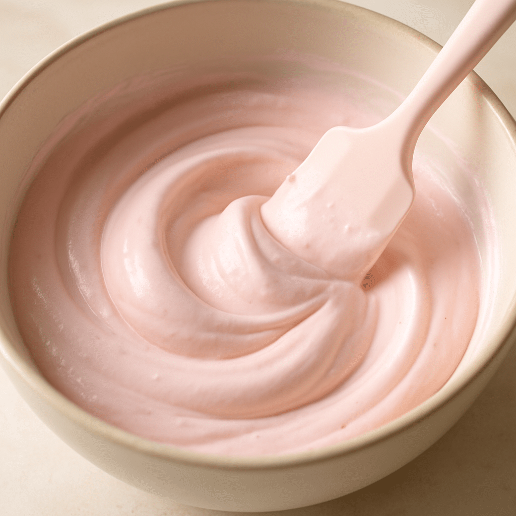 Folding Jello filling with whipped topping