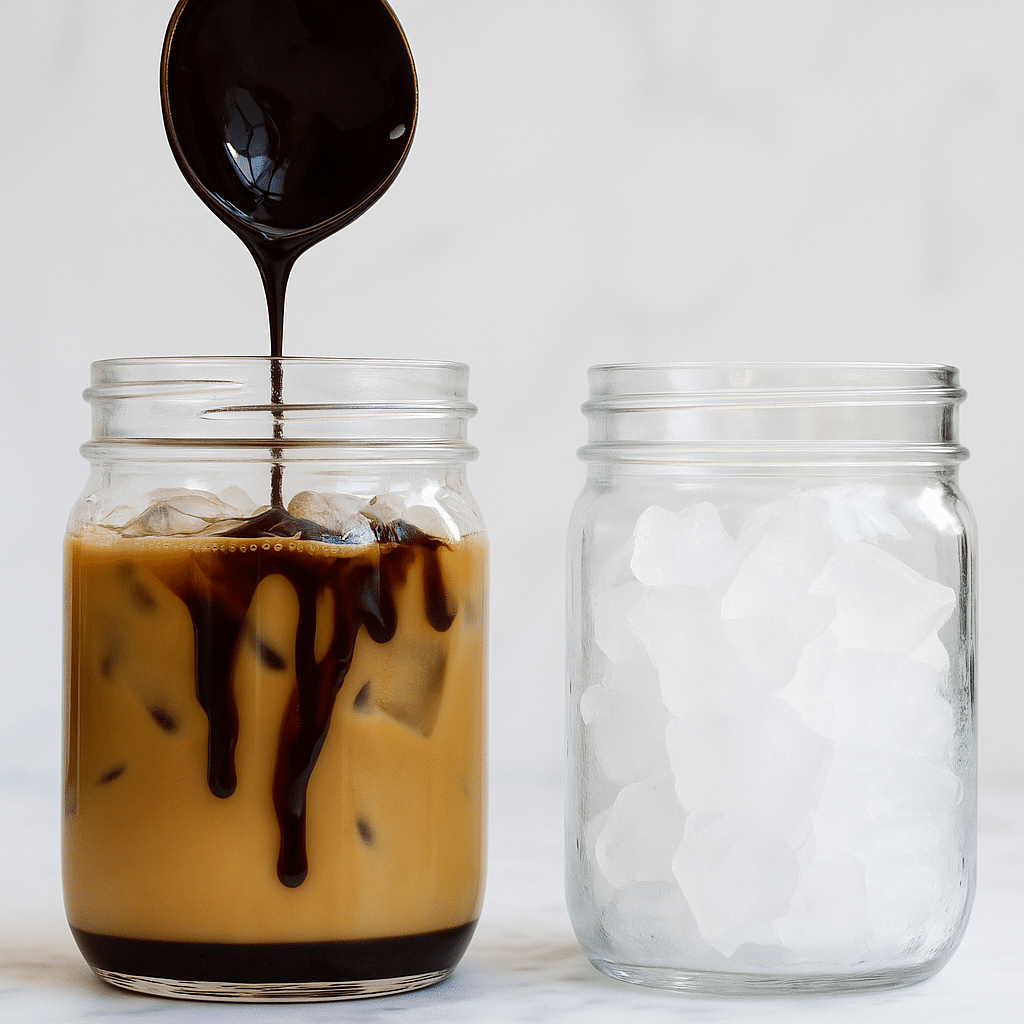 Mocha iced coffee step3