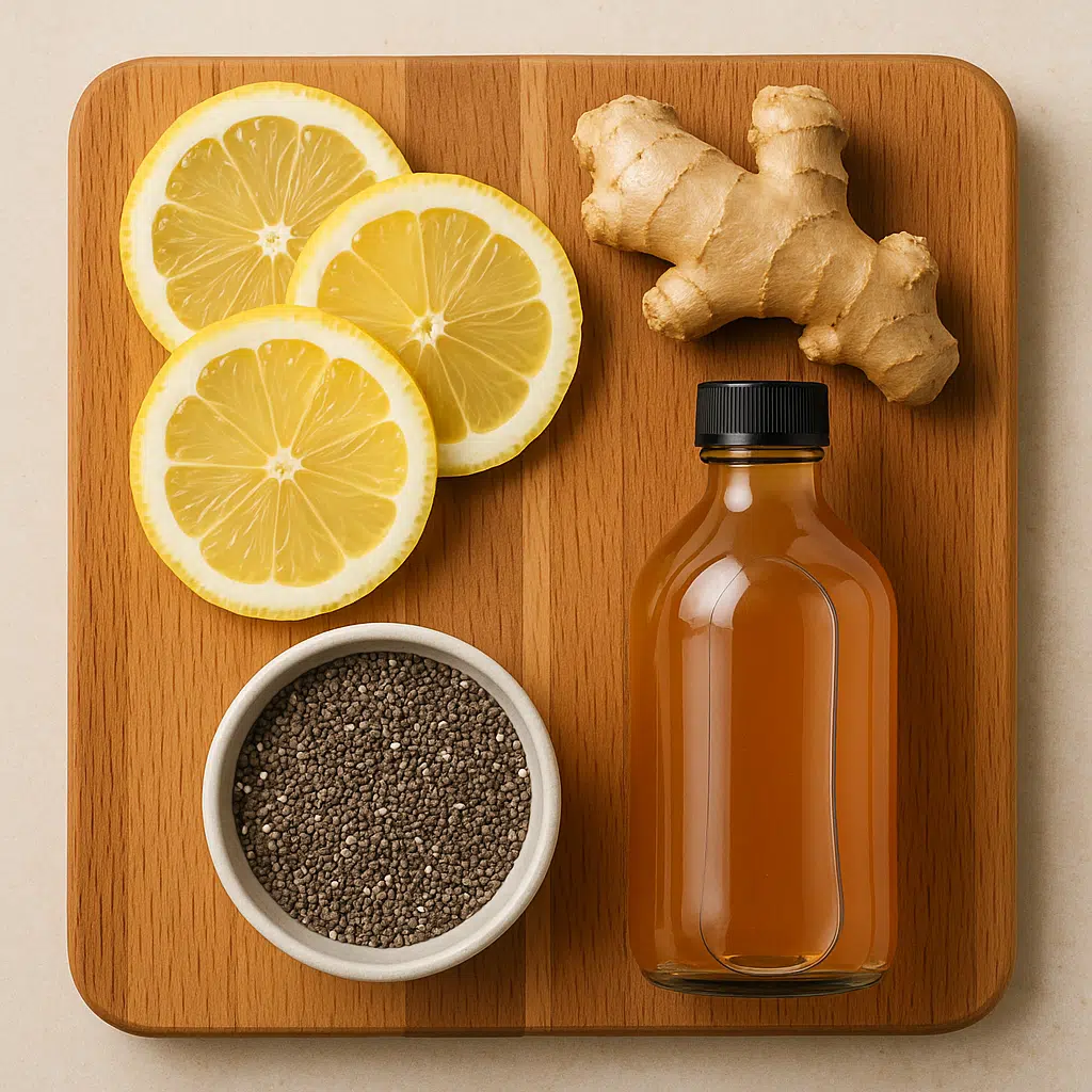 Ingredients for natural Mounjaro recipe