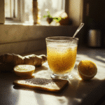 Natural zepbound drink on a kitchen counter