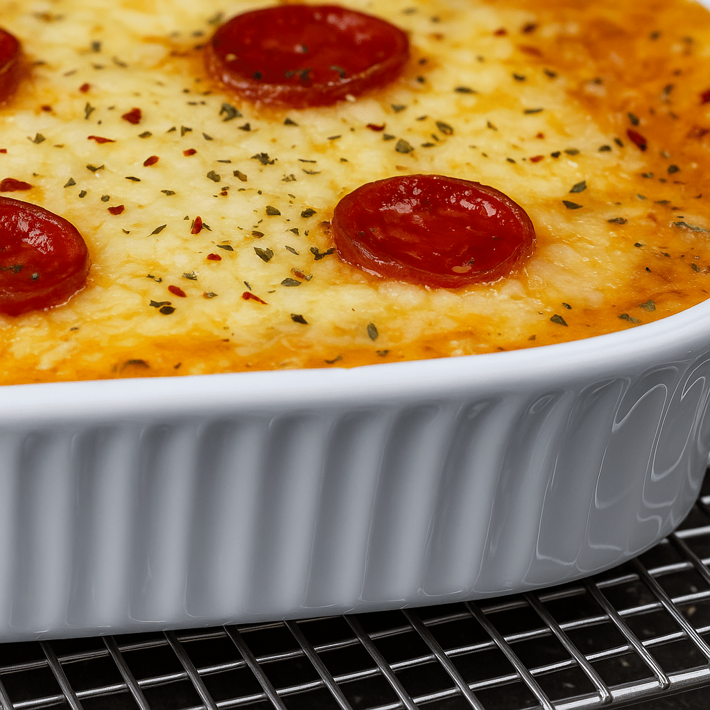cottage cheese pizza bowl