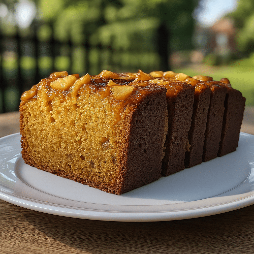 Spiced Pear Bread Recipe freshly sliced