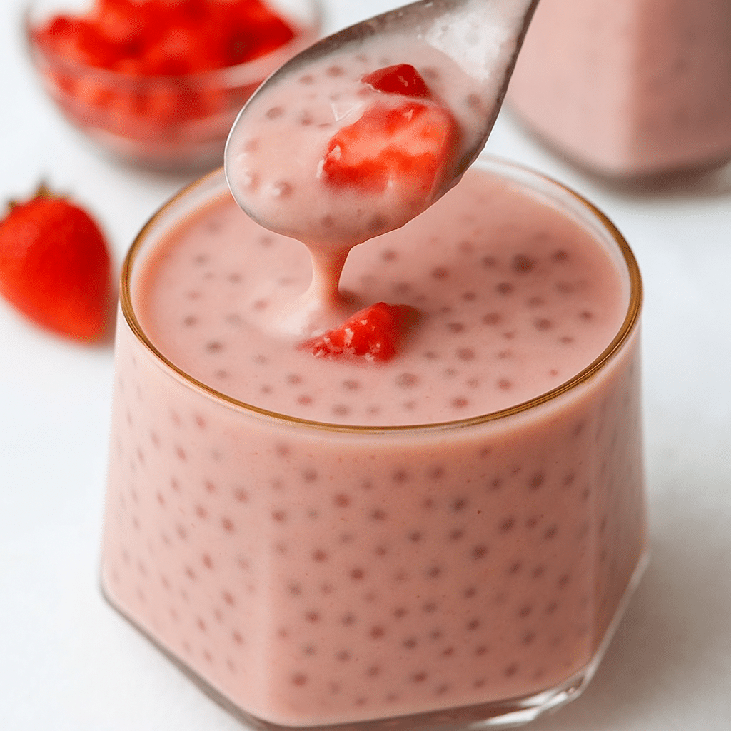 strawberry sago