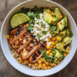 street corn chicken rice bowl recipe