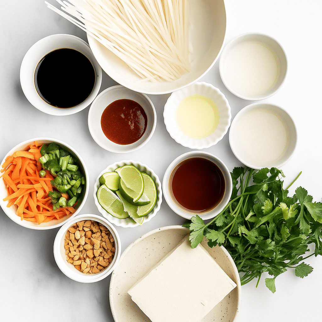 vegan pad thai ingredients