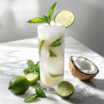 Coconut Mojito Recipe tropical cocktail