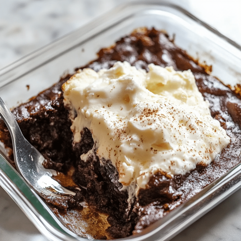 Cottage cheese lava cake served with toppings