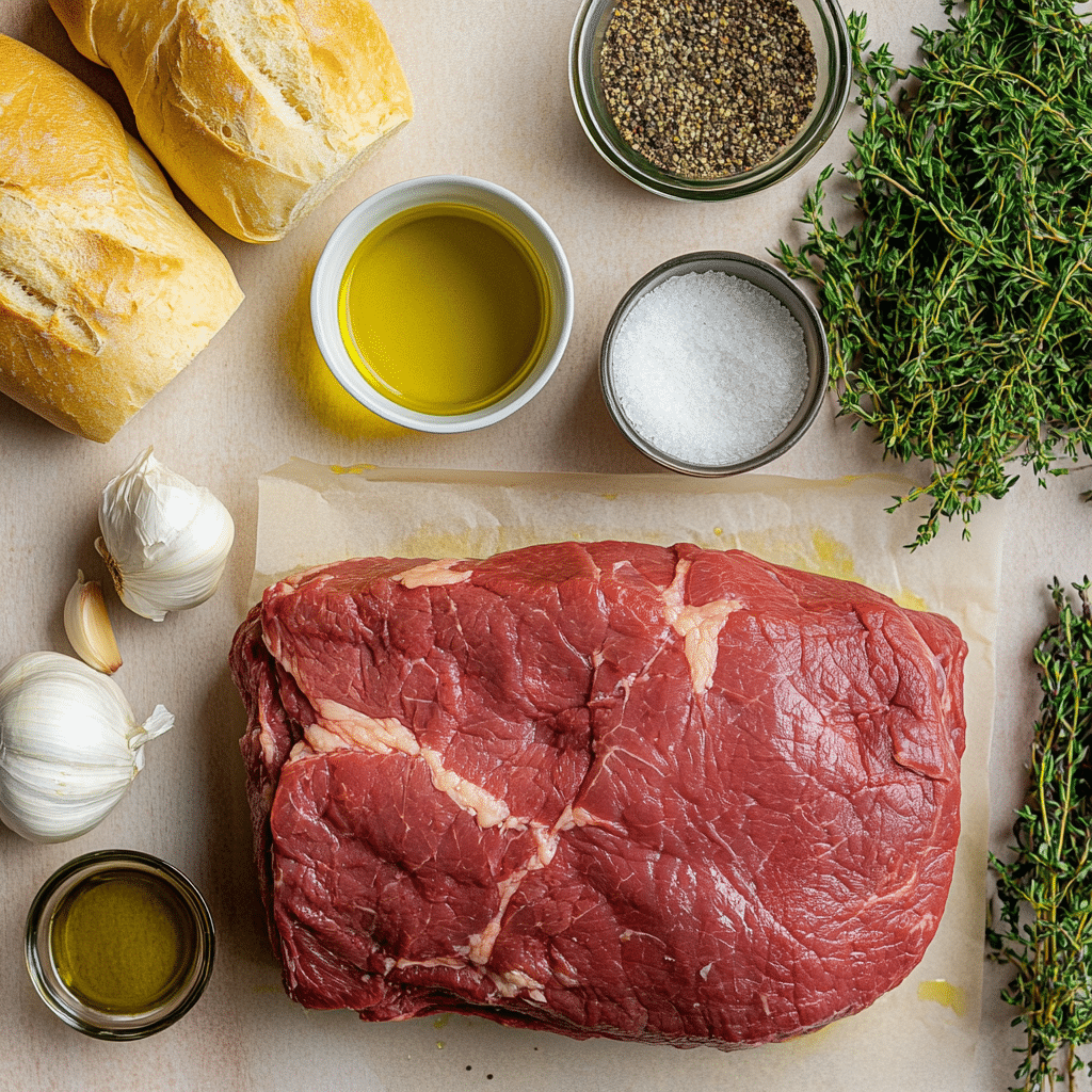 roast beef sandwich recipe ingredients