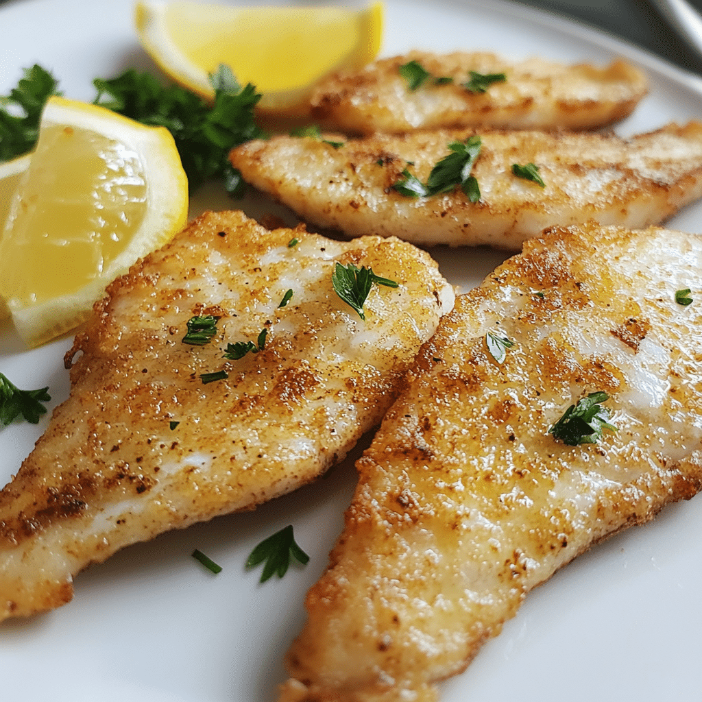 Pan-fried sand dabs recipe