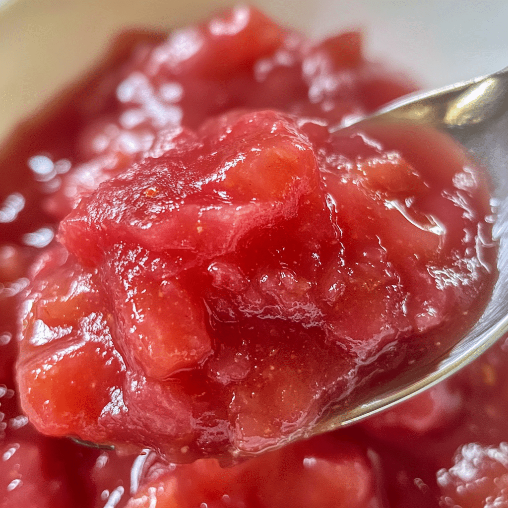 Rhubarb sauce