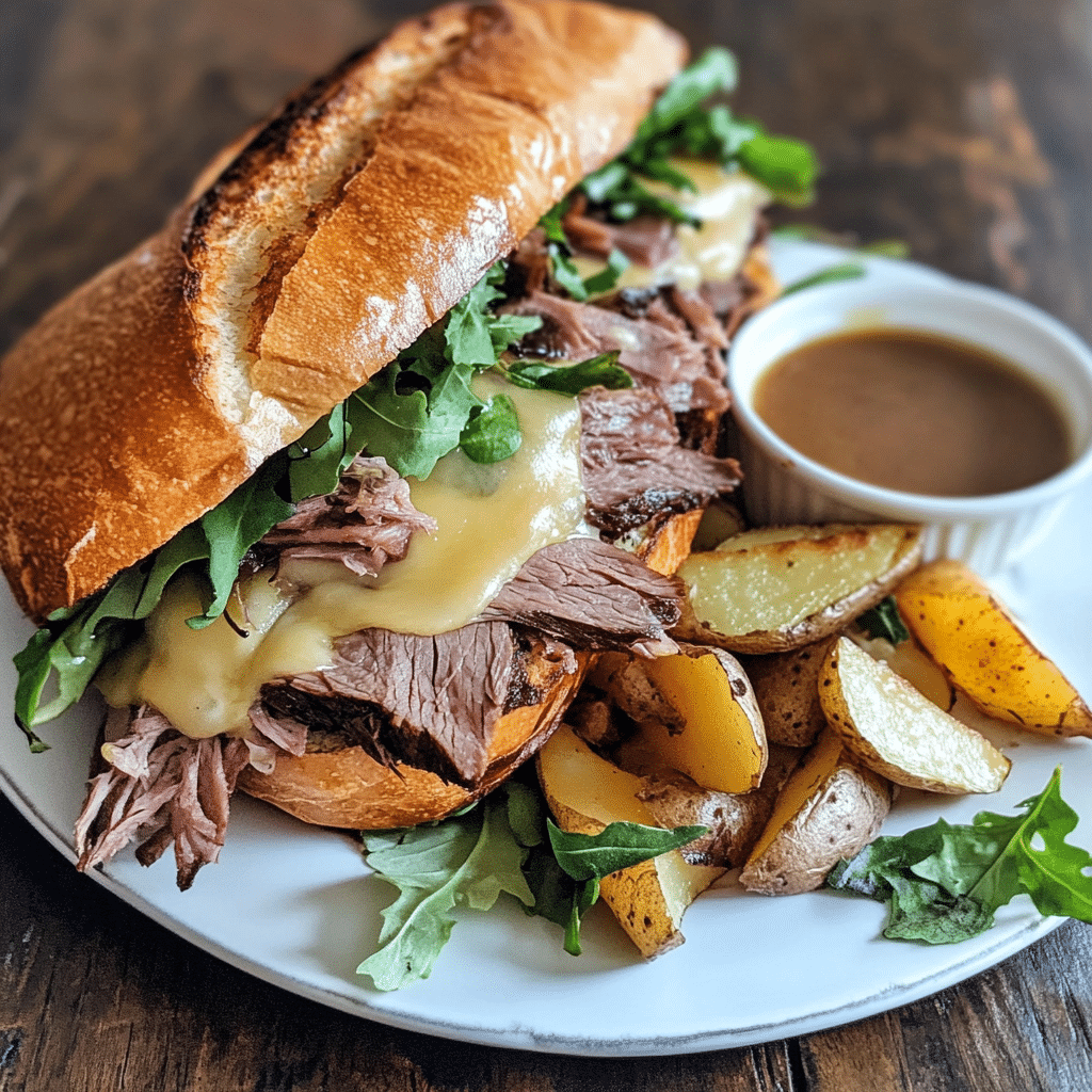 roast beef sandwich serving
