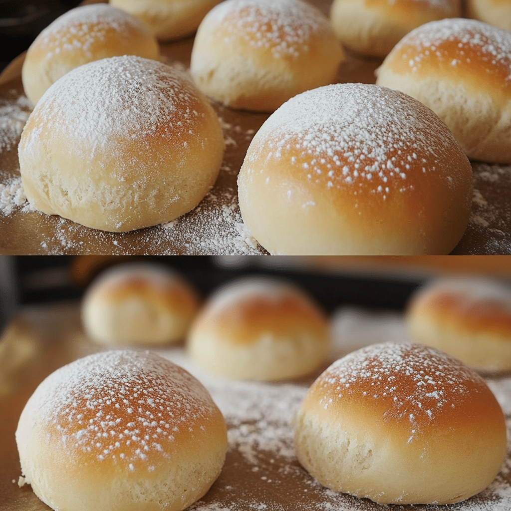 Shaping dough in Bread Machine Kaiser Rolls Recipe