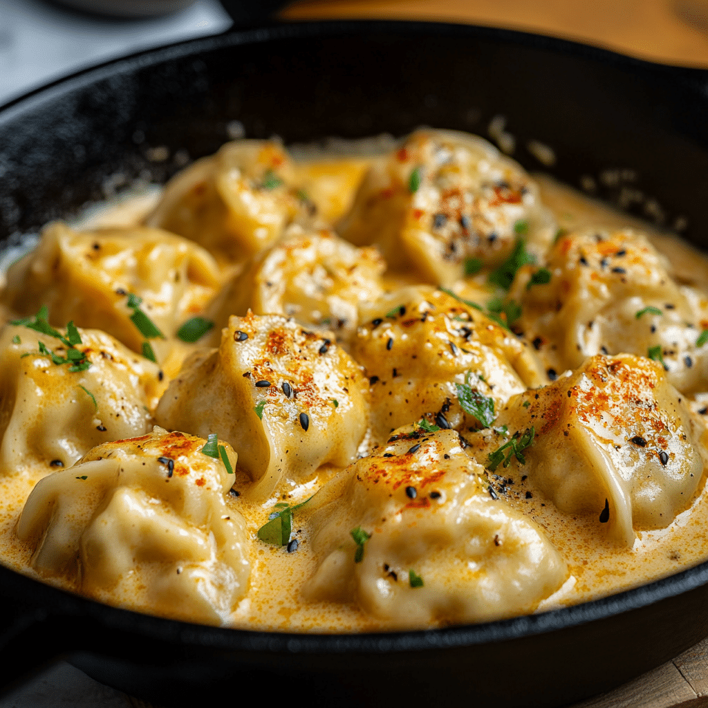 Viral One Pan Dumplings Recipe