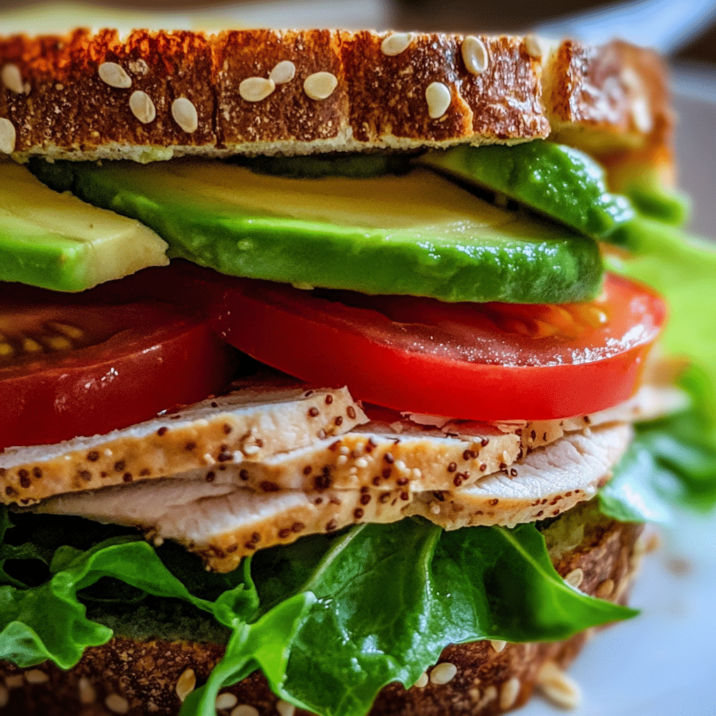 Supermodel Sandwich with turkey, avocado