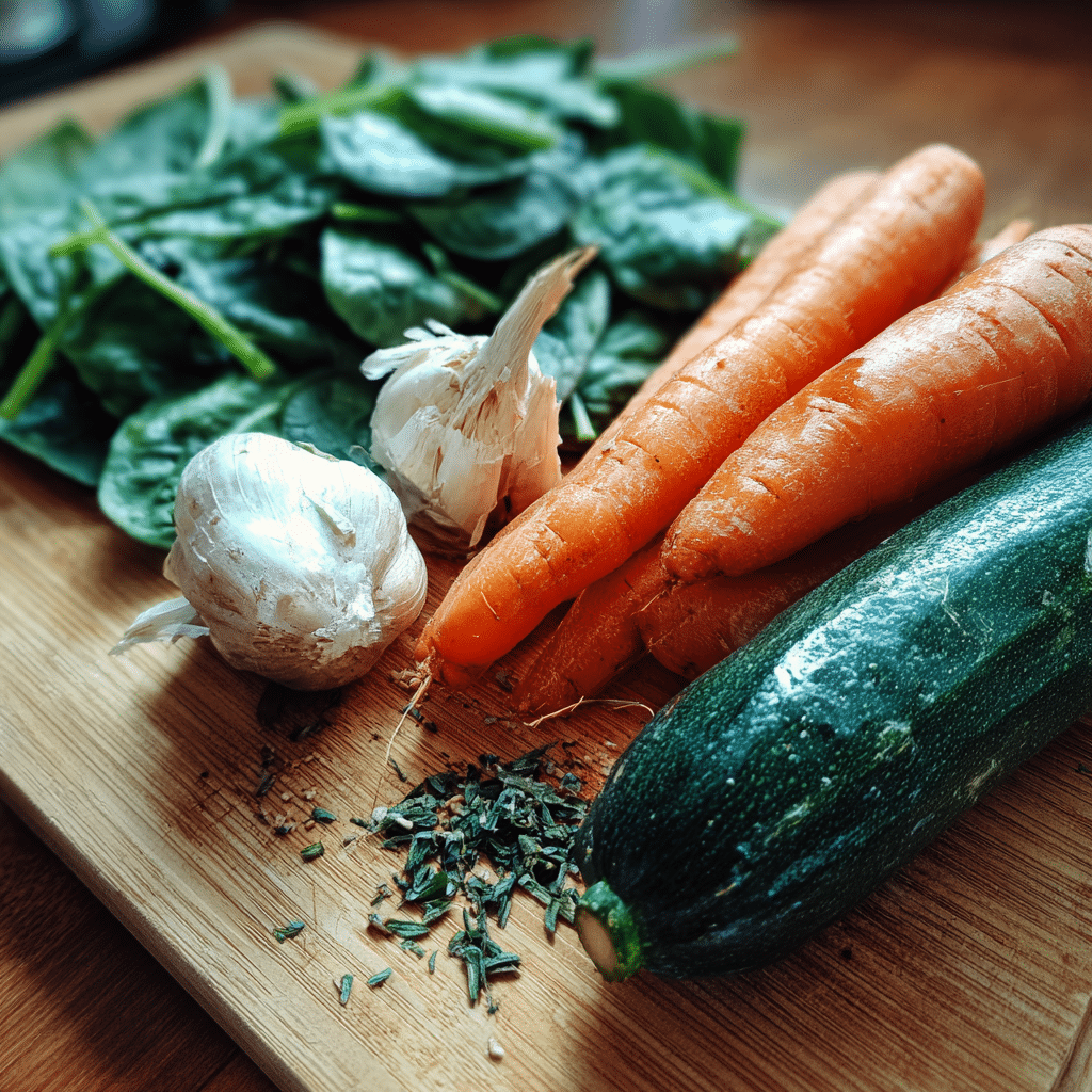 Ingredients for Mounjaro diet soup recipe