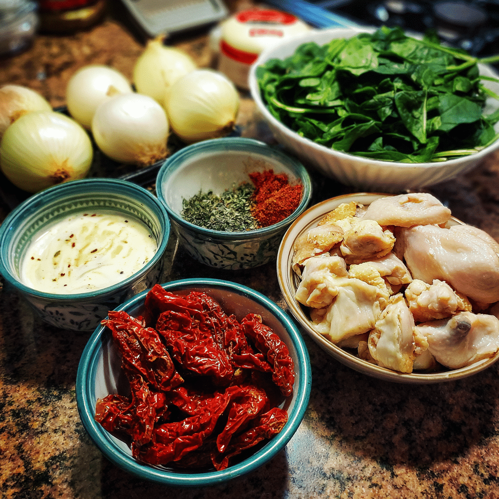 creamy marry me chicken soup ingredients