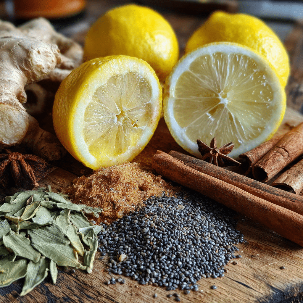 Ingredients for the Natural Ozempic Recipe