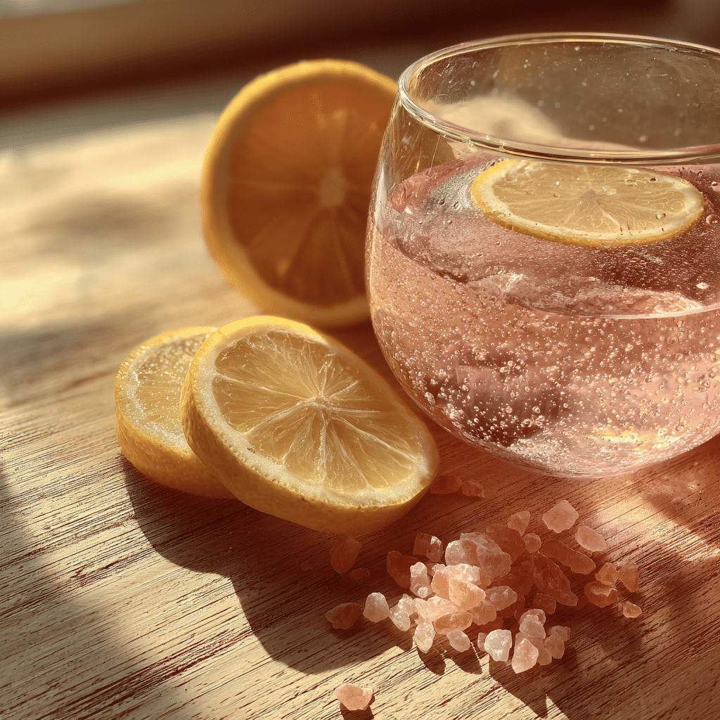 Pink salt trick recipe glass