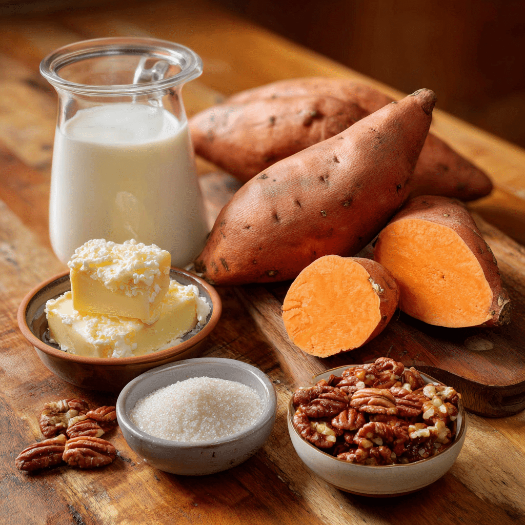 Sweet Potato Casserole Ingredients