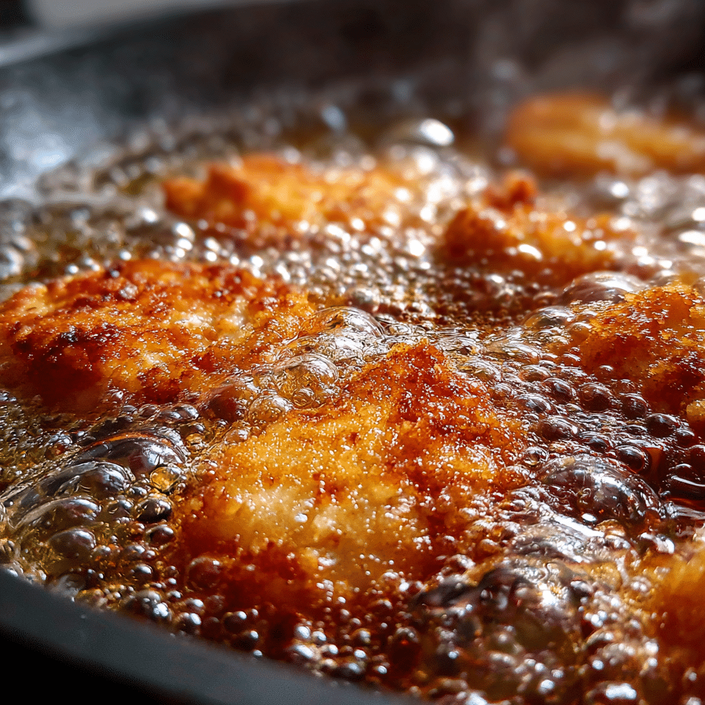 broasted chicken recipe frying process