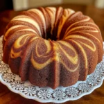 Cinnamon Swirl Bundt Cake ingredients on counter