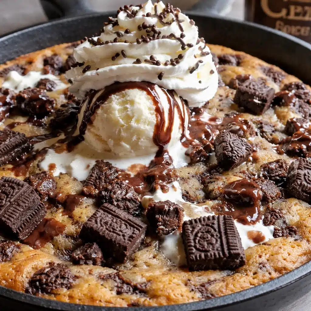 Simple Cookies + Cream Skillet Cookie You’ll Love