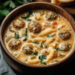 Creamy Meatball Soup