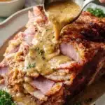 Easy Family Dinner: Slowcooker Mustard Pulled Ham