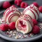 Easy White Chocolate Raspberry Dessert Bites