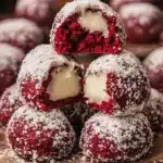 Holiday-Perfect Red Velvet Snowball Cookies