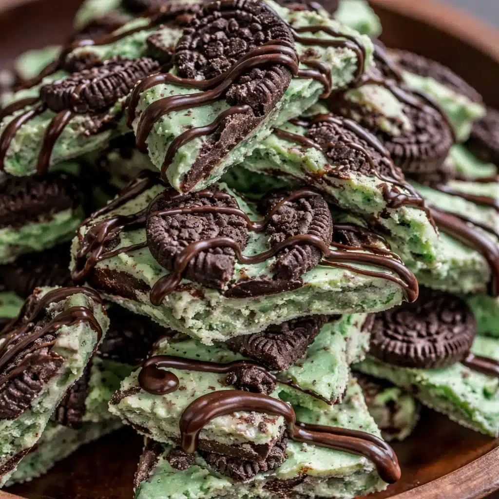 Irresistible Mint Oreo White Chocolate Bark