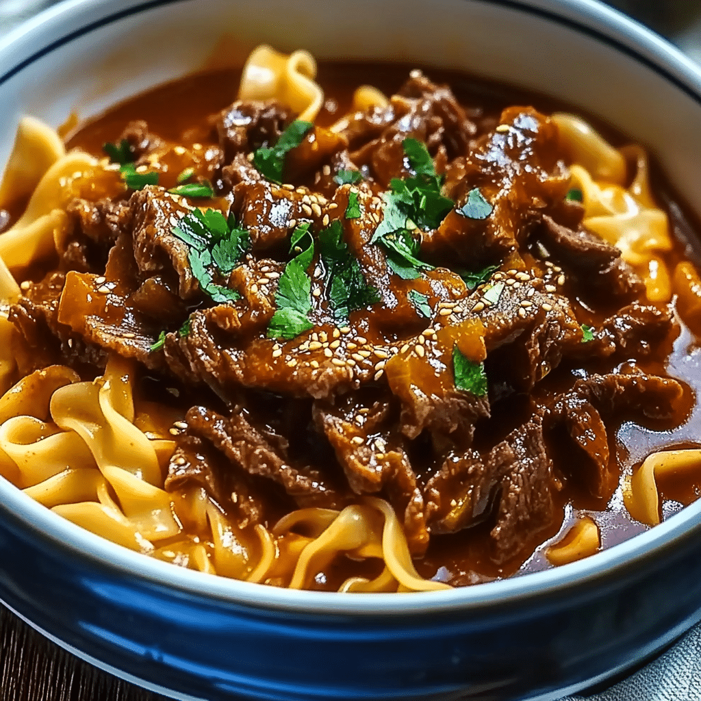 Korean Beef Noodles