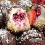 Raspberry Cheesecake Truffles Soft