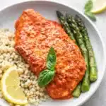 Simple Mediterranean Chicken with Creamy Roasted