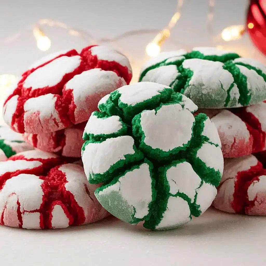 Soft Cake Mix Crinkle Cookies for Christmas Joy