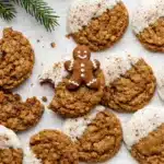 Soft Gingerbread Latte Cookies with Coffee Flavor