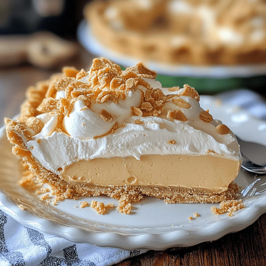 Amish Peanut Butter Cream Pie