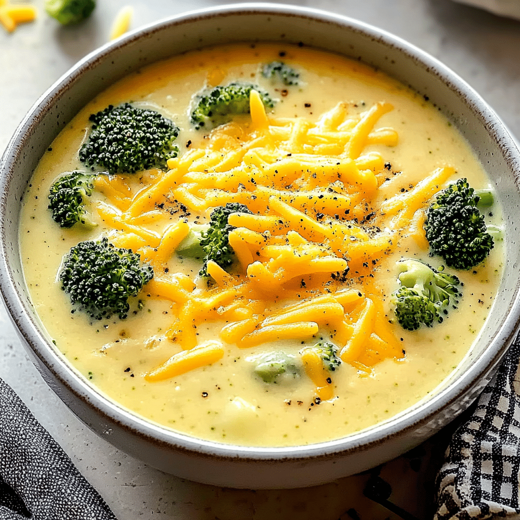 Broccoli Potato Cheese Soup