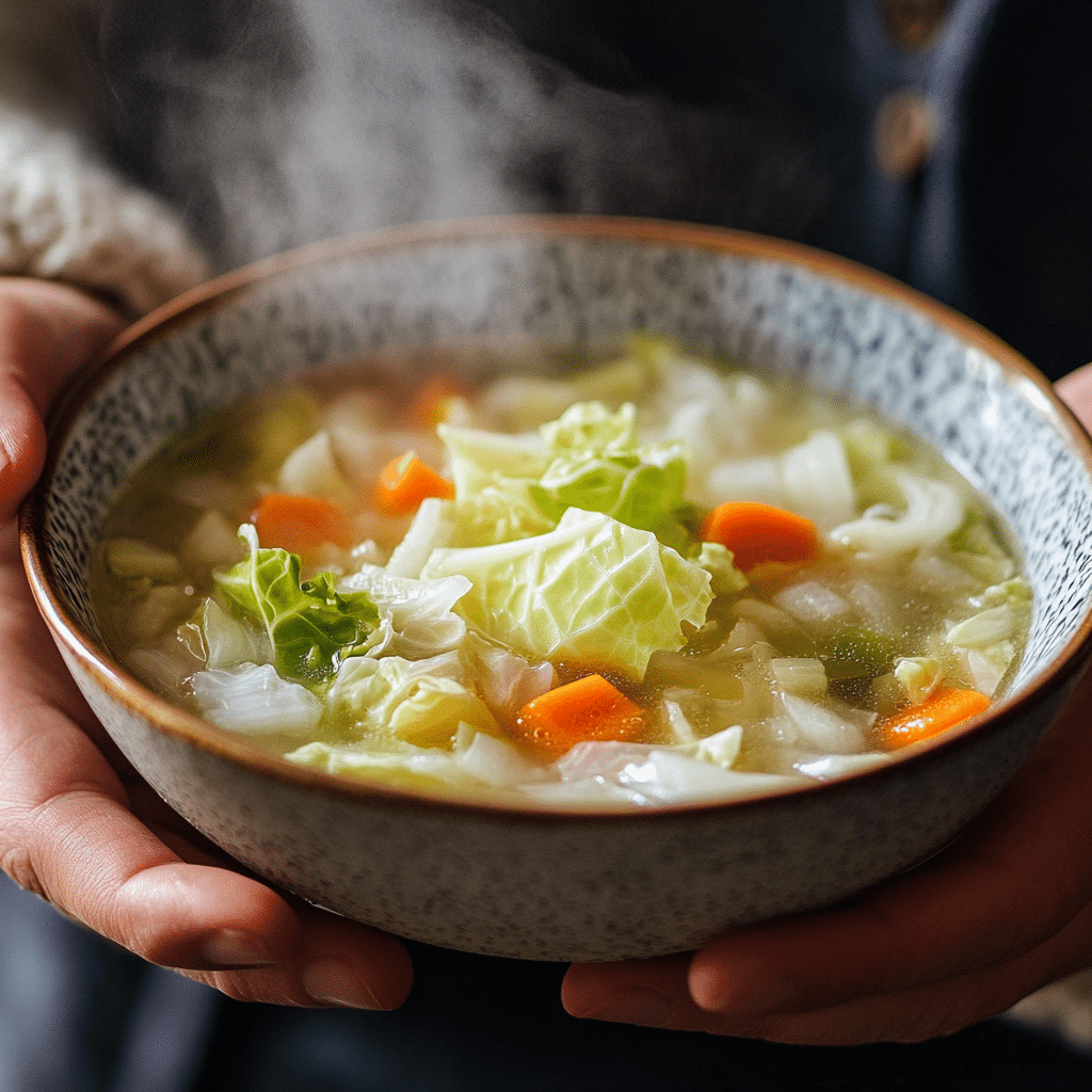 Cabbage soup recipe portion size for 7-day weight loss diet
