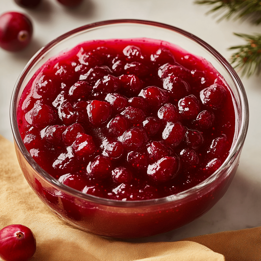 Cranberry Sauce serve