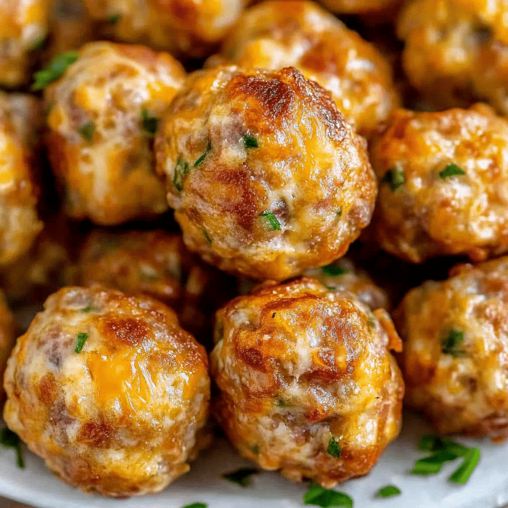 Cream Cheese Sausage Balls Recipe