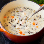 creamy chicken wild rice soup