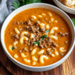 creamy ground beef tomato soup