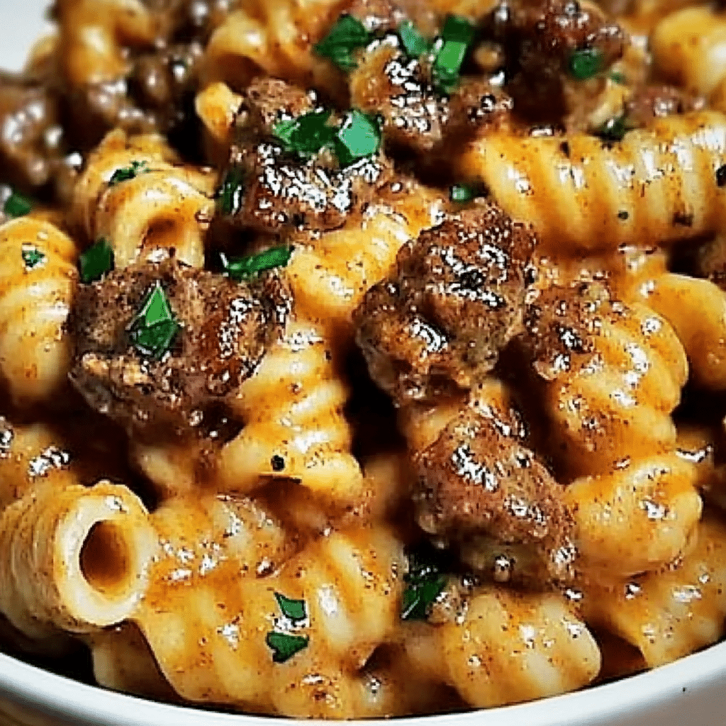 Creamy Paprika Steak Shells