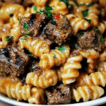 Creamy Paprika Steak Shells