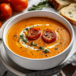 Creamy Roasted Garlic Tomato Soup